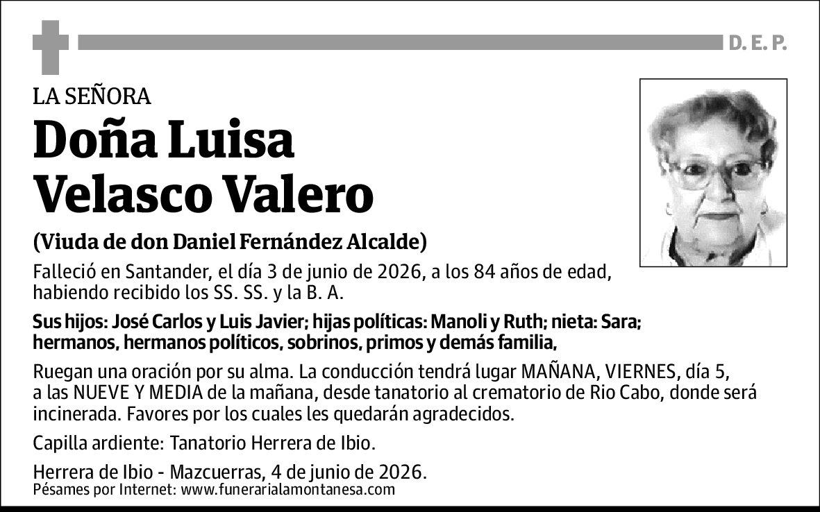 Luisa Velasco Valero