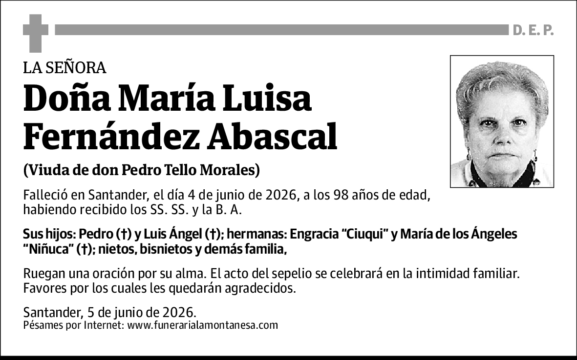 Maria Luisa Fernandez Abascal