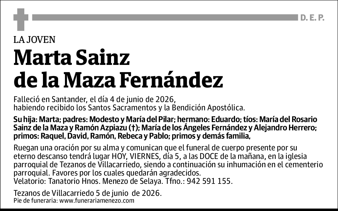 Marta Sainz de la Maza Fernandez