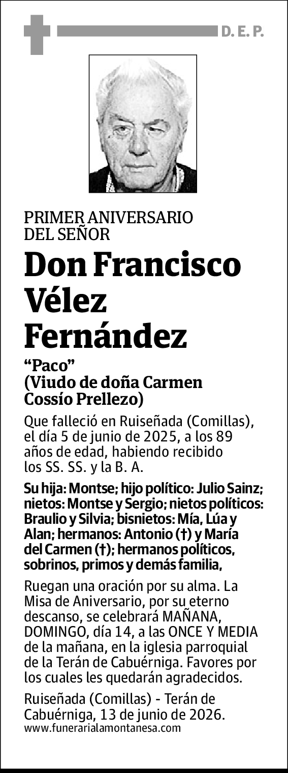 Francisco Vélez Fernández