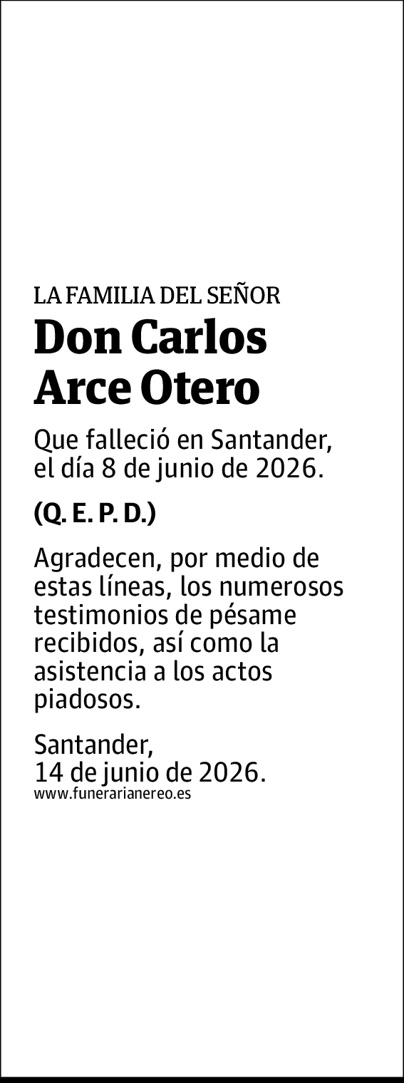 Carlos Arce Otero