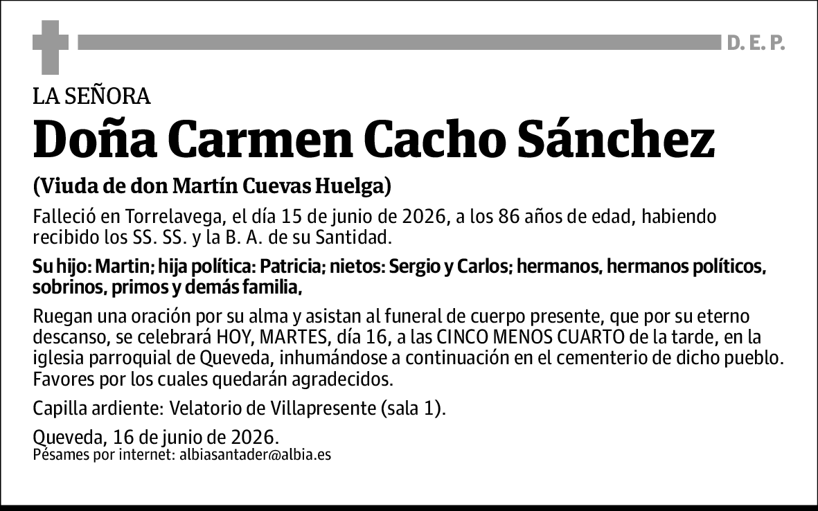 Carmen Cacho Sánchez