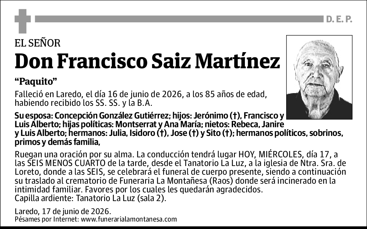 Francisco Saiz Martínez