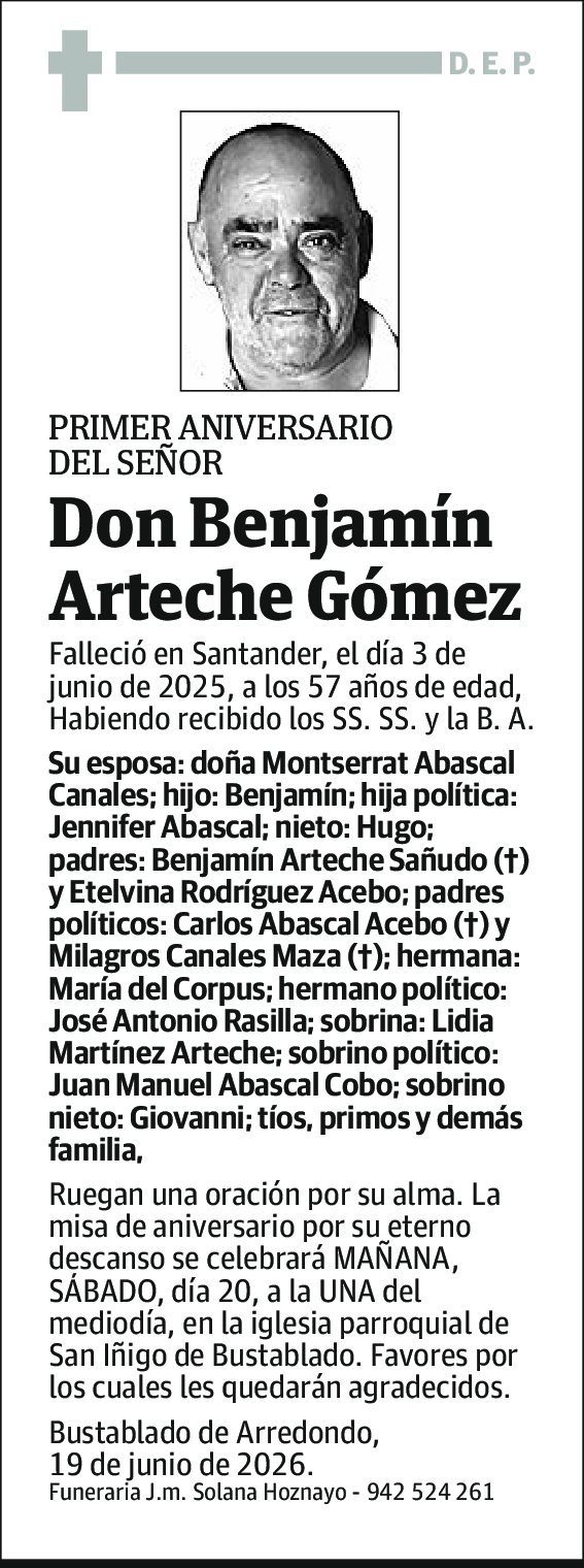 Benjamín Arteche Gómez