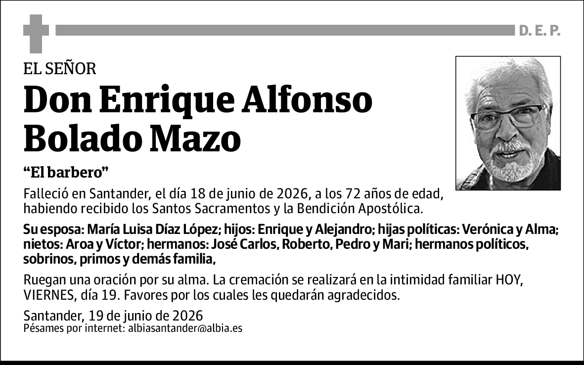Enrique Alfonso Bolado
