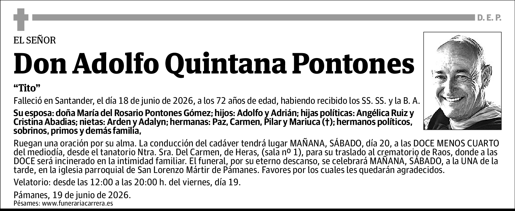 Adolfo Quintana Pontones