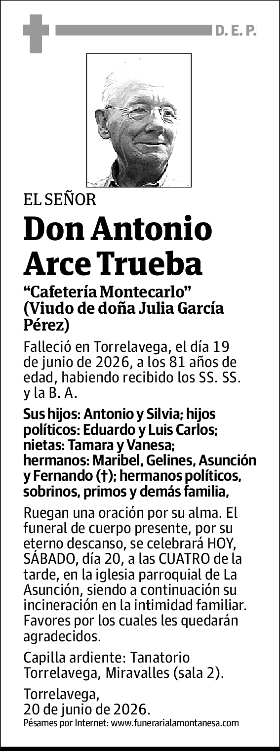 Antonio Arce Trueba