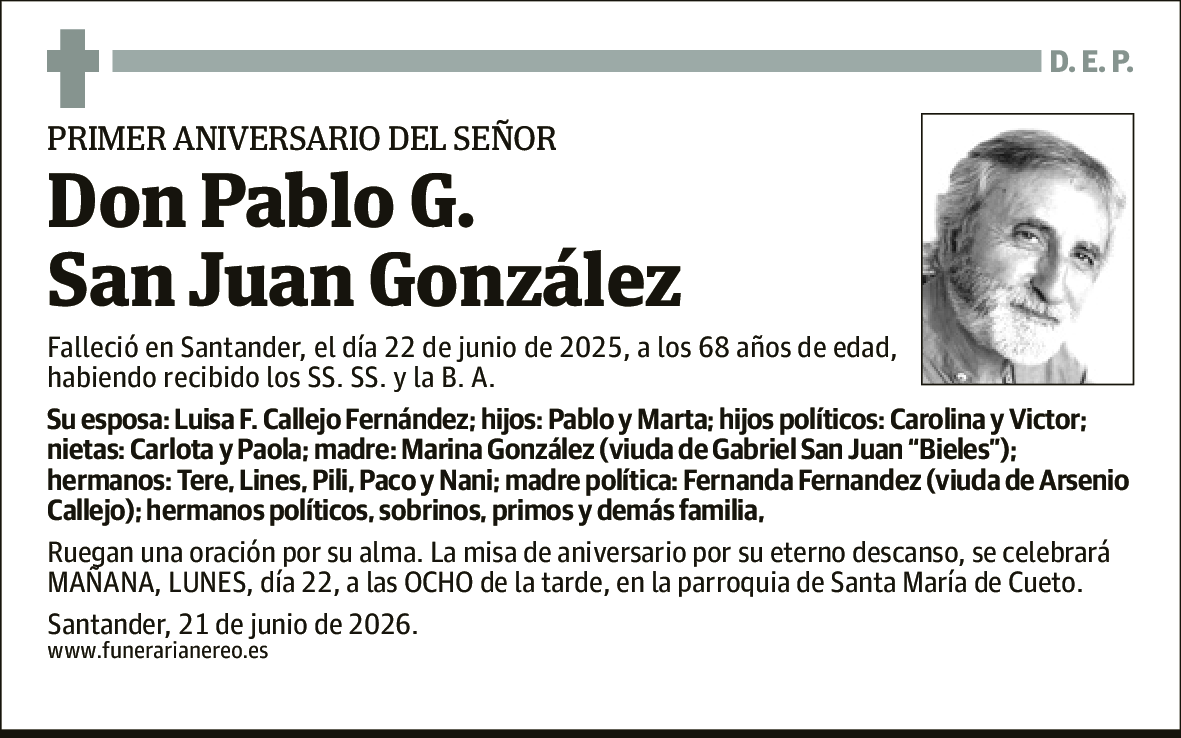 Pablo Gabriel San Juan Gonzalez