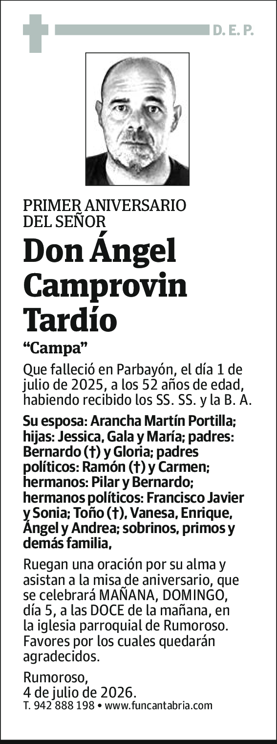 Ángel Camprovin Tardío