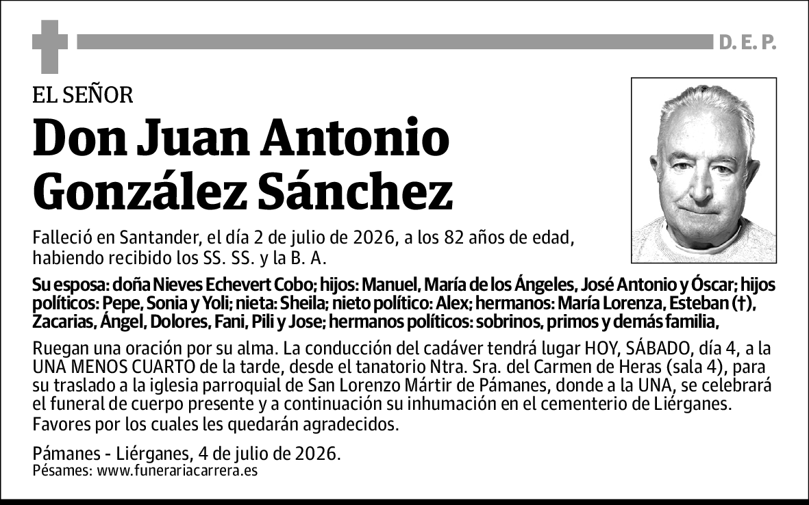 Juan Antonio González Sánchez