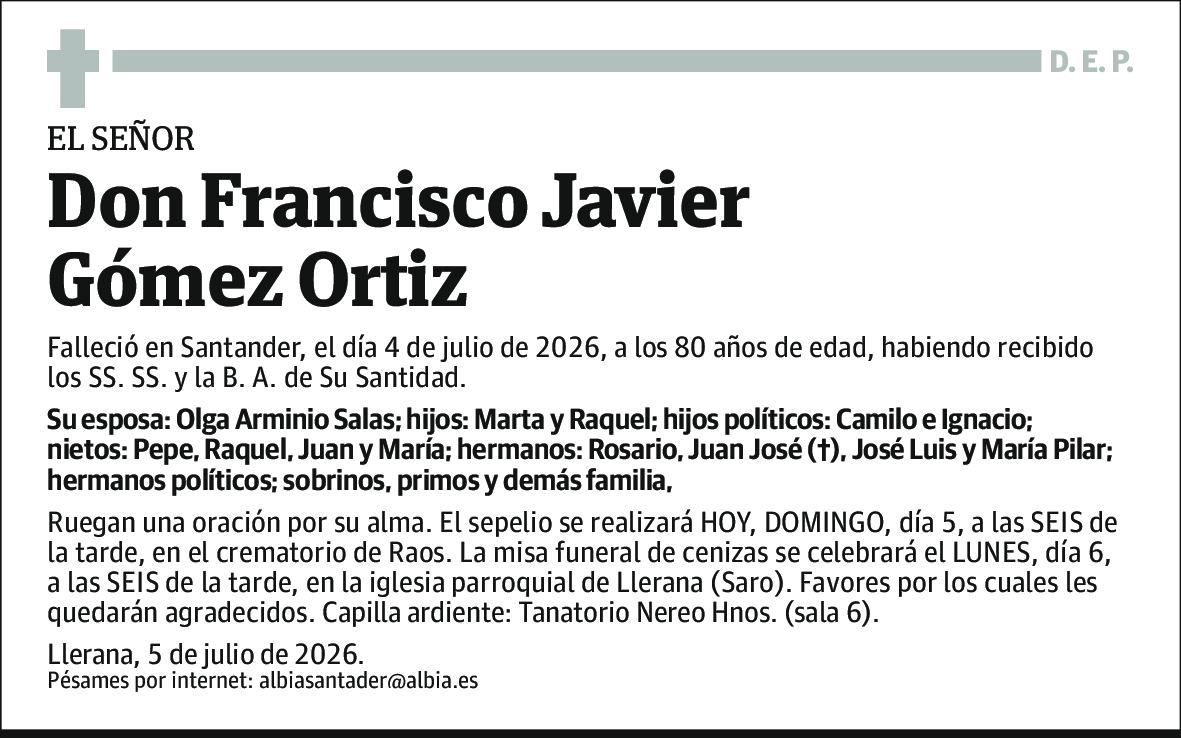 Francisco Javier Gómez Ortiz
