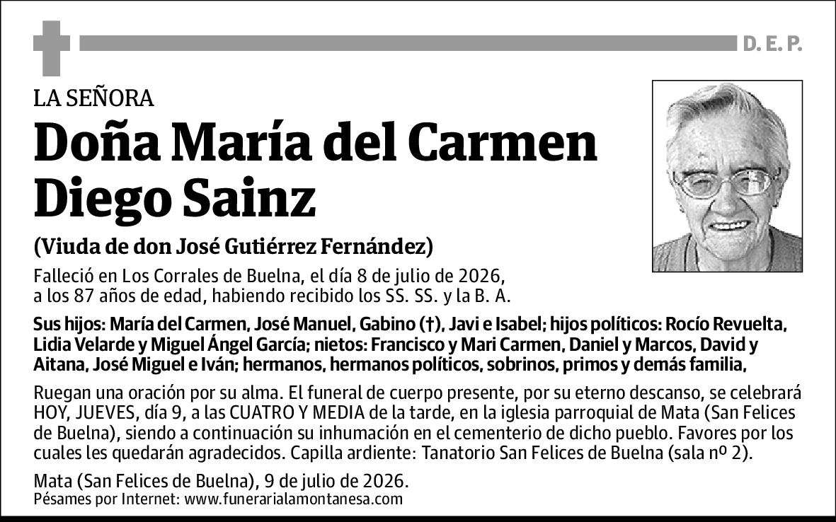 María del Carmen Diego Sainz