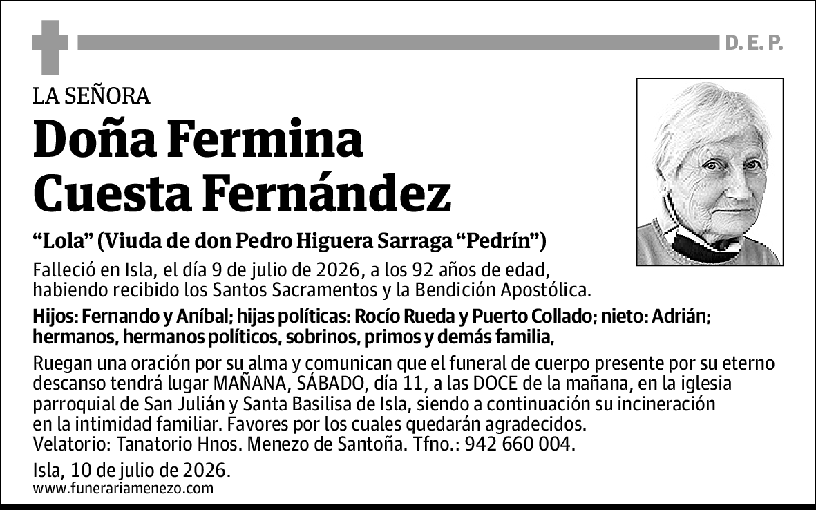 Fermina Cuesta Fernández