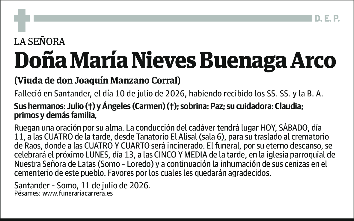 María Nieves Buenaga Arco