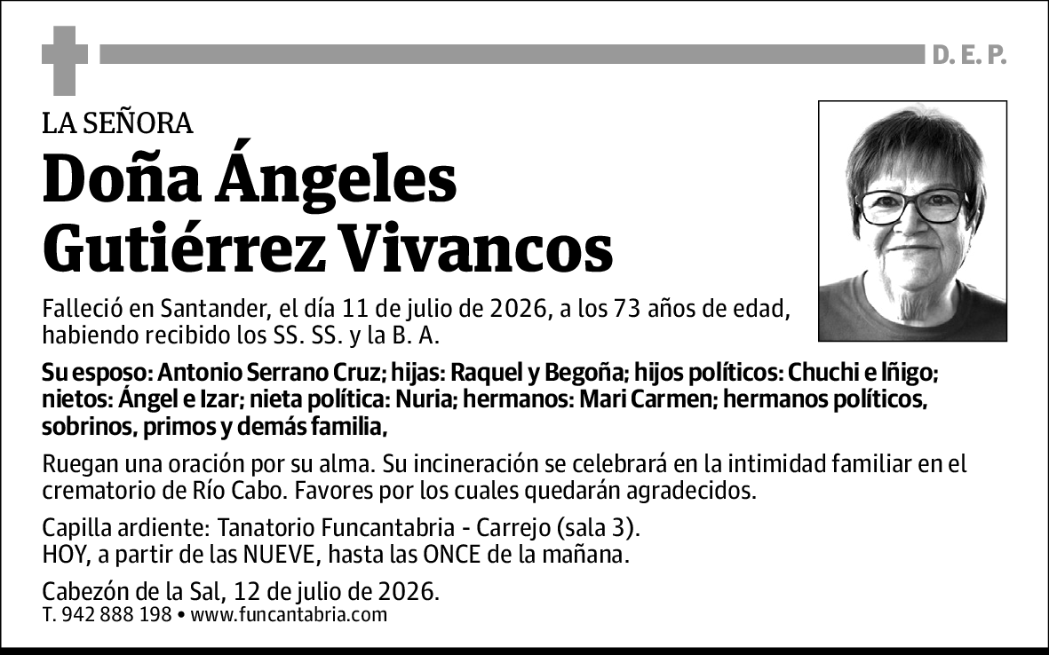 Ángeles Gutiérrez Vivancos