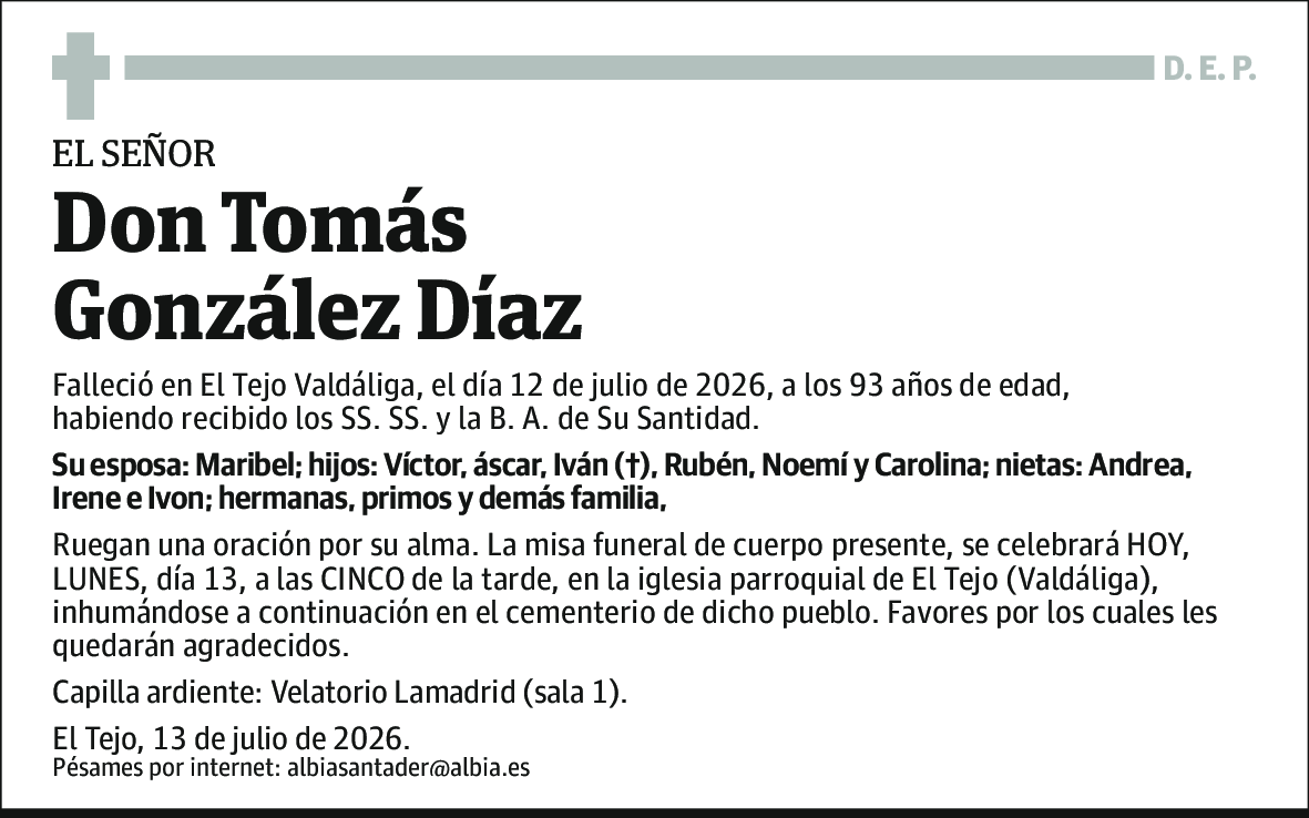Tomás González Díaz