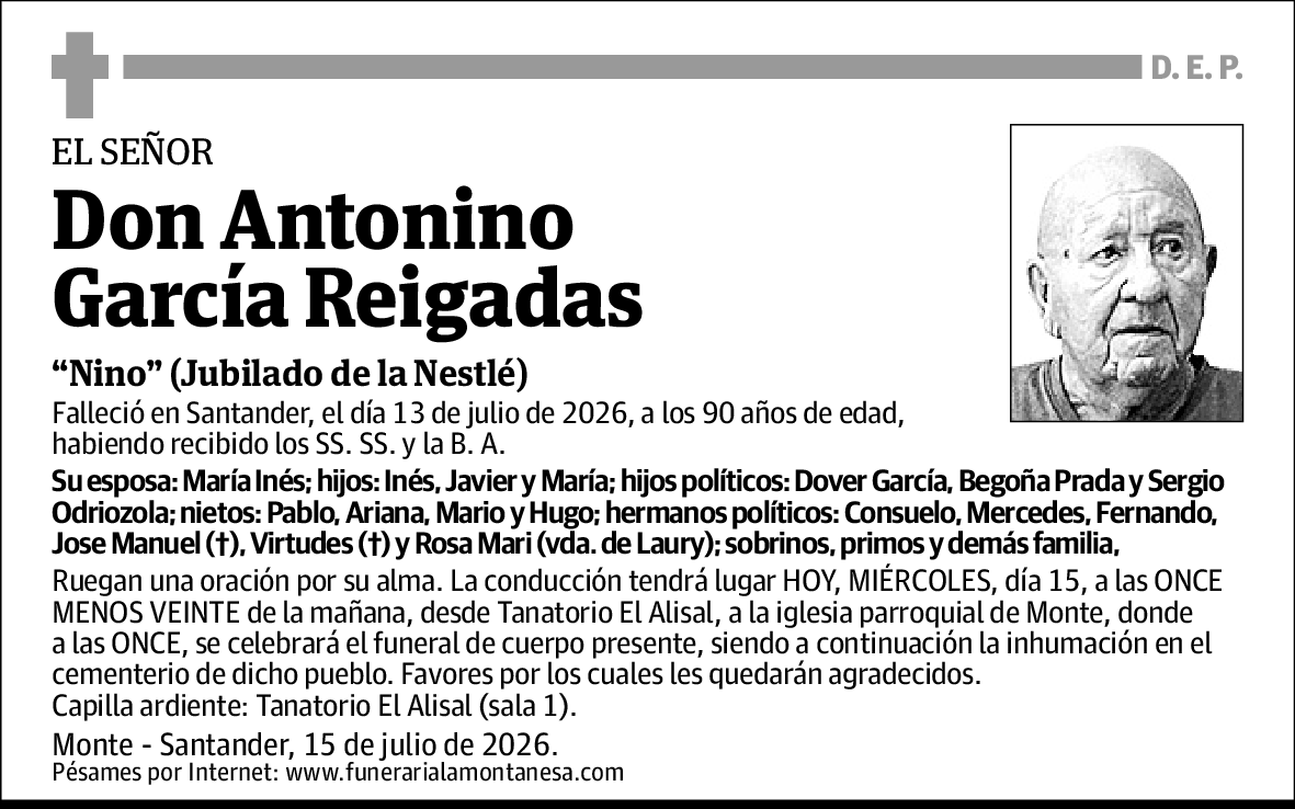 Antonino Garcia Reigadas