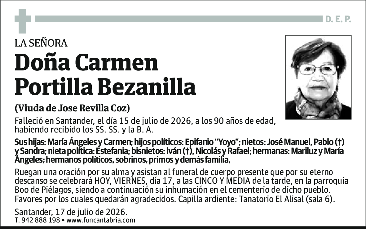 Carmen Portilla Bezanilla