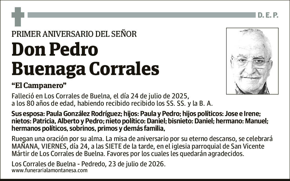 Pedro Buenaga Corrales