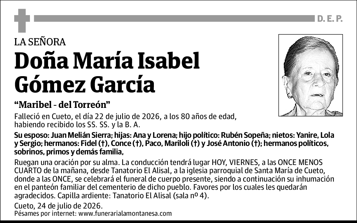María Isabel Gómez García