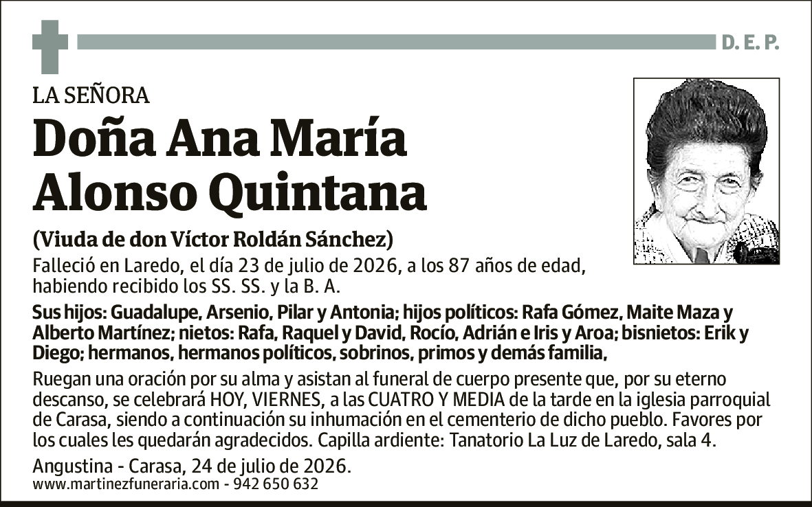 Ana María Alonso Quintana