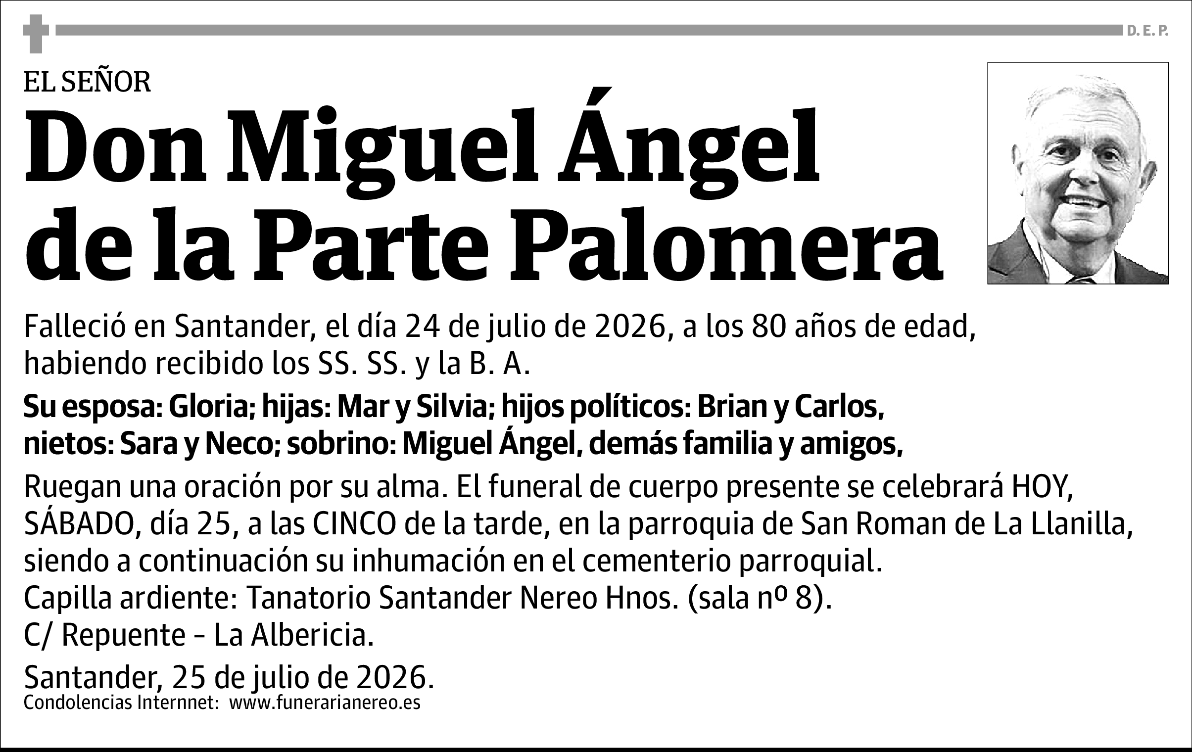 Miguel Ángel de la Parte Palomera