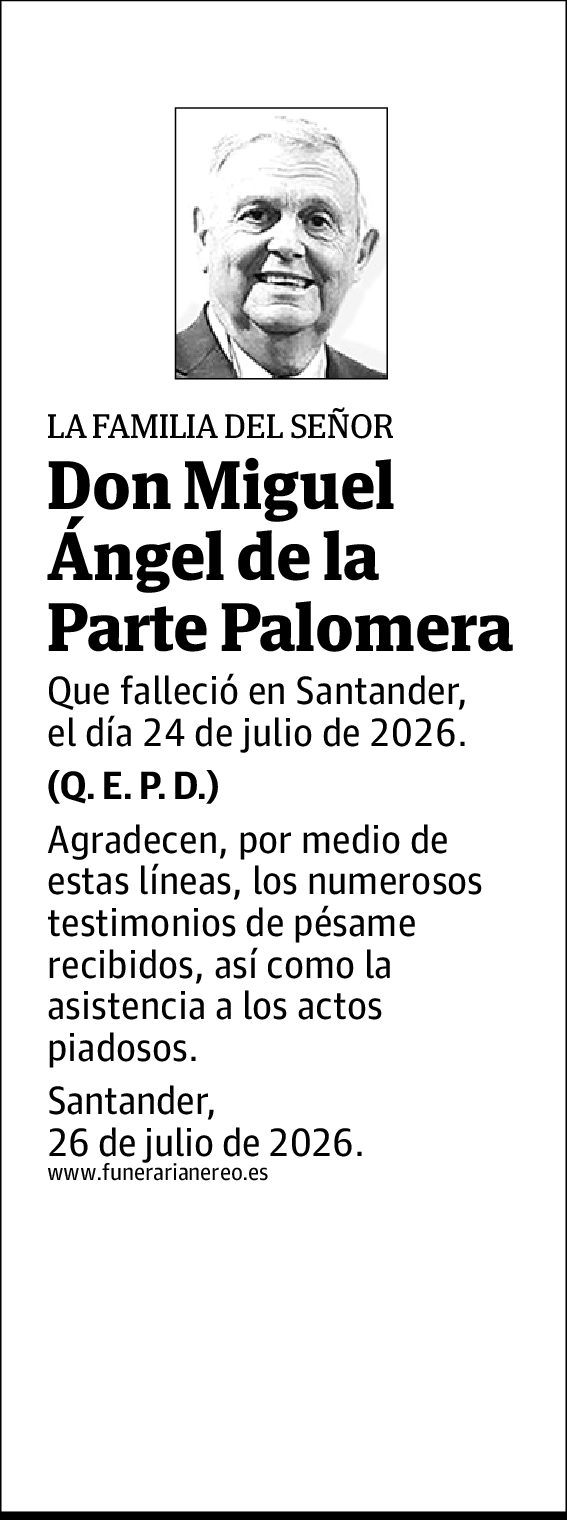 Miguel Ángel de la Parte Palomera