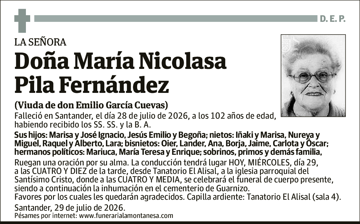 María Nicolasa Pila Fernández