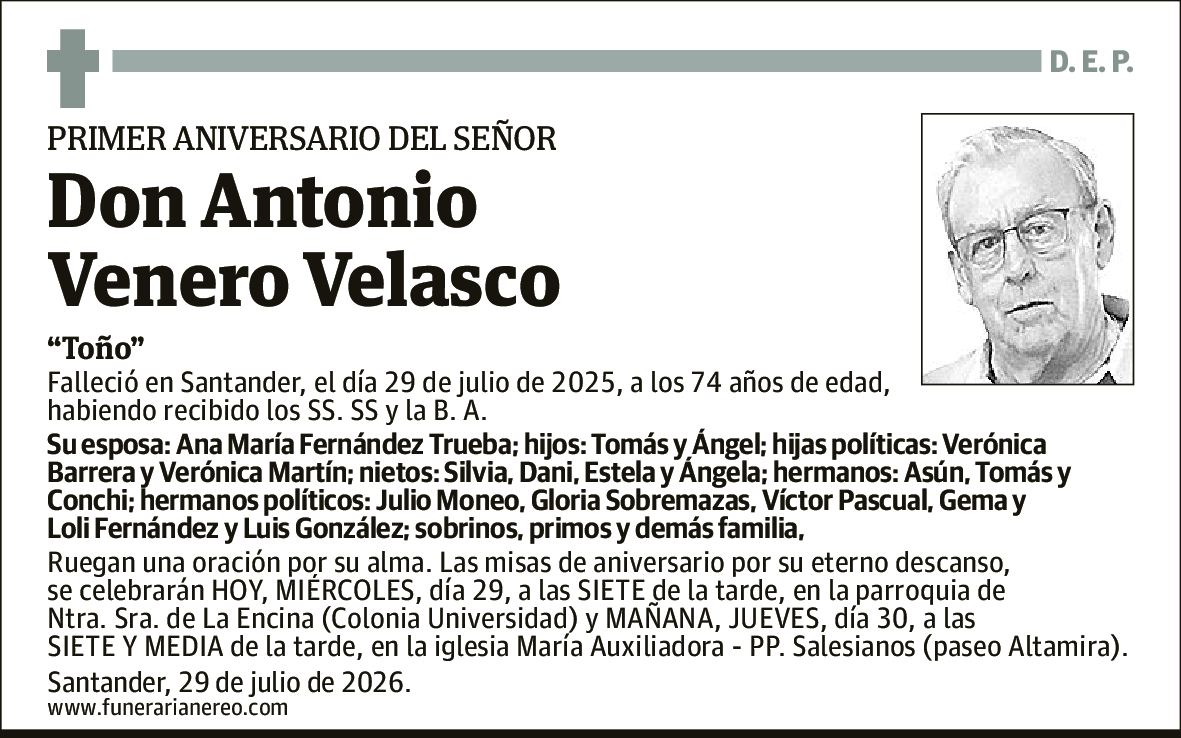 Antonio Venero Velasco