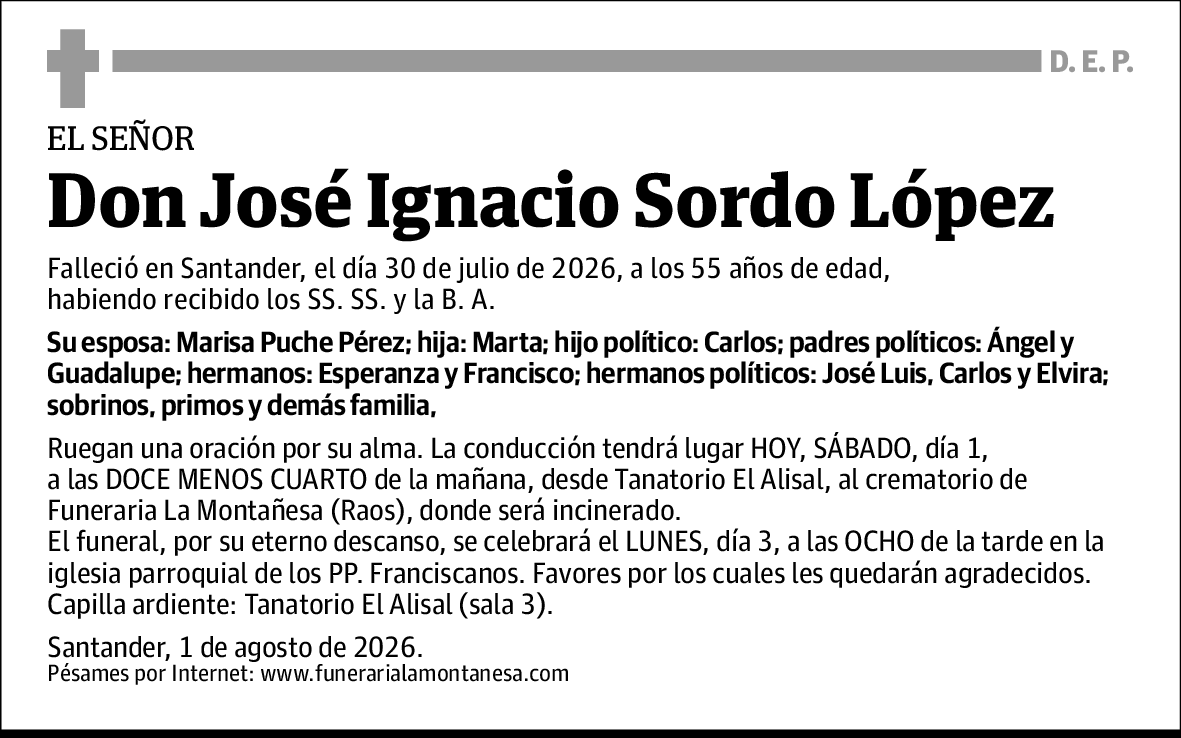 José Ignacio Sordo López