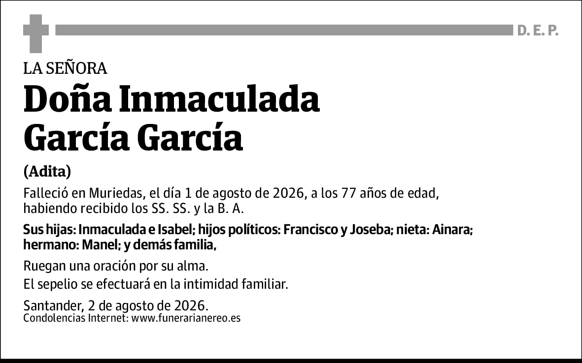 Inmaculada García García