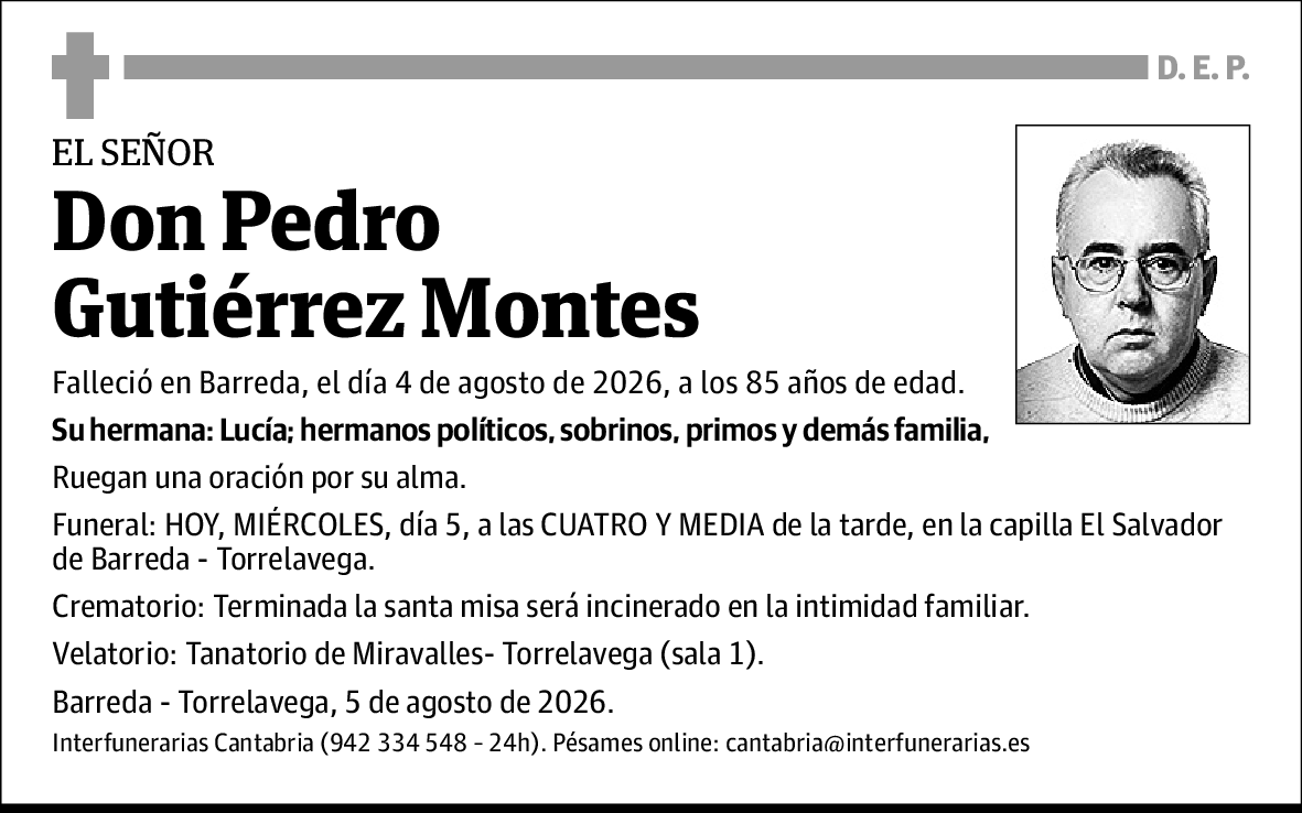 Pedro Gutiérrez Montes