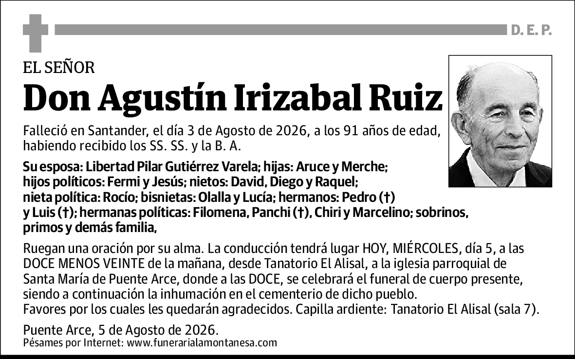 Agustín Irizabal Ruiz