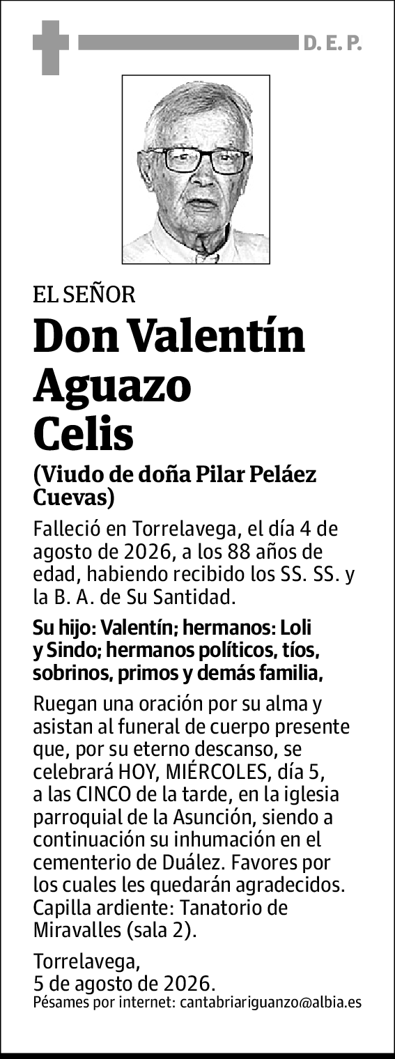 Valentín Aguazo Celis