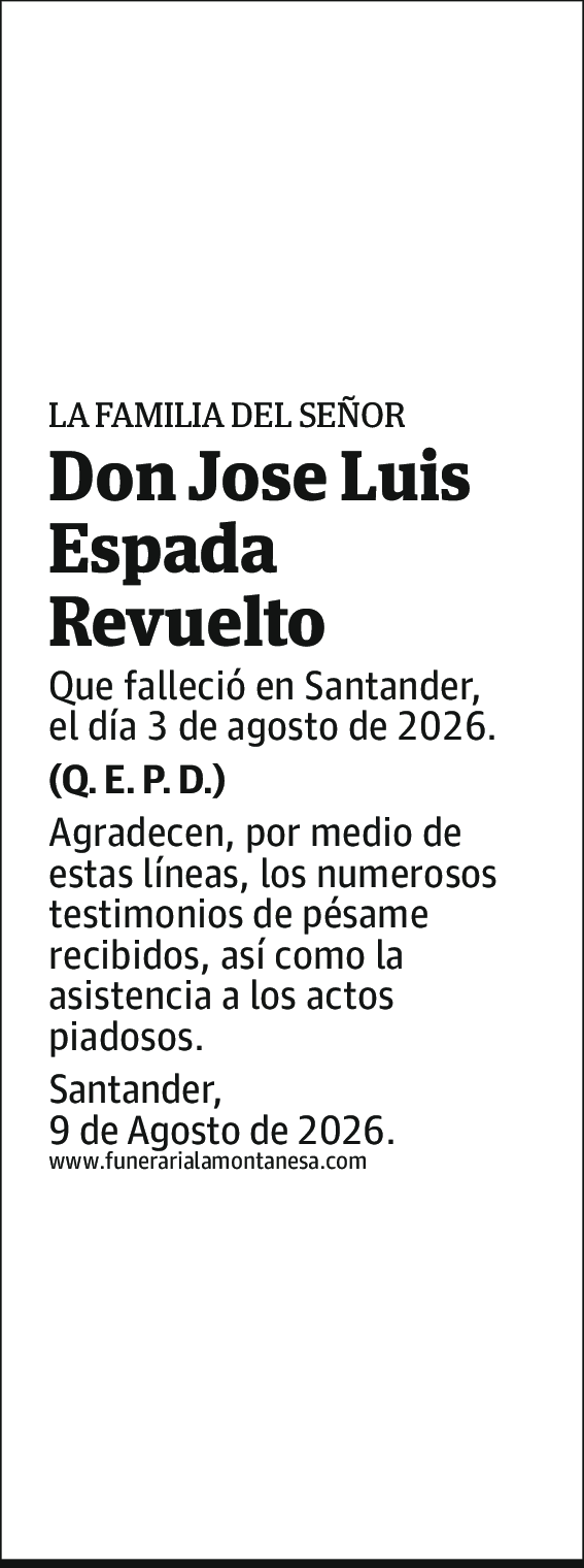 Jose Luis Espada Revuelto