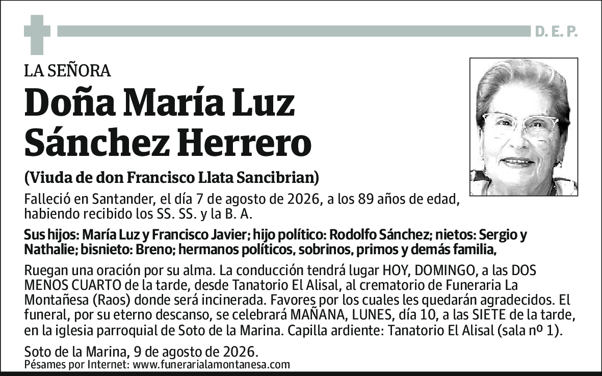 María Luz Sánchez Herrero