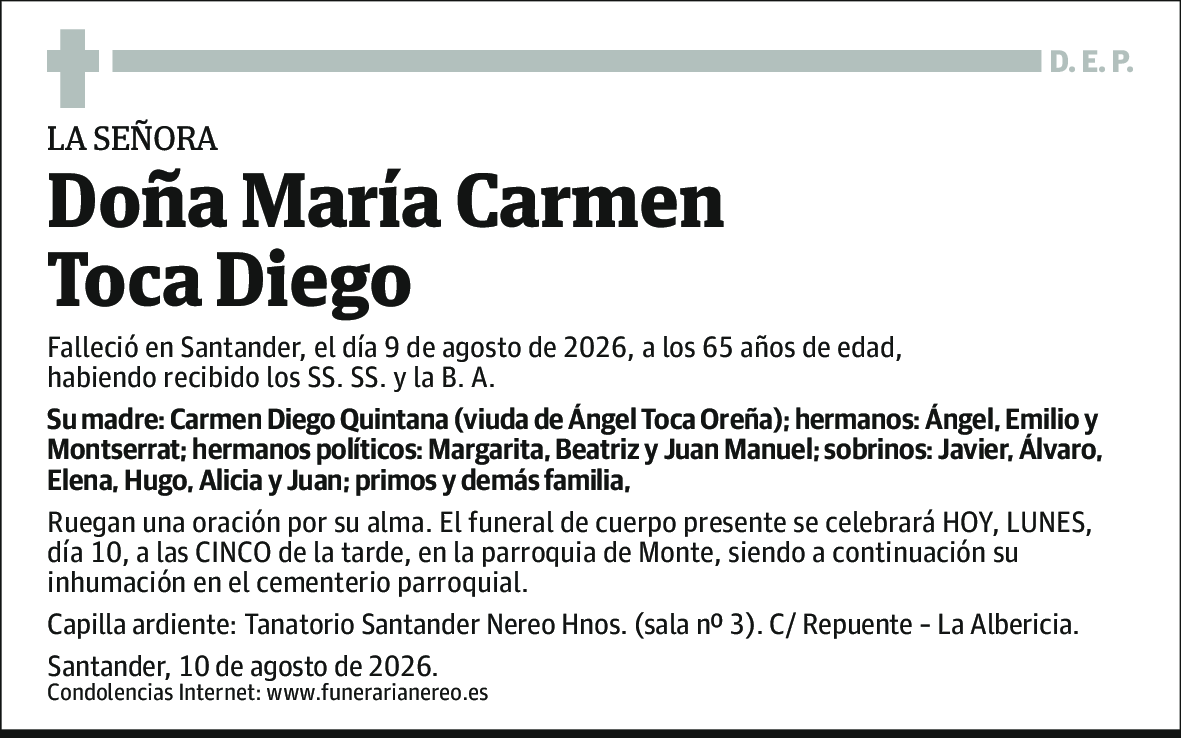 María Carmen Toca Diego
