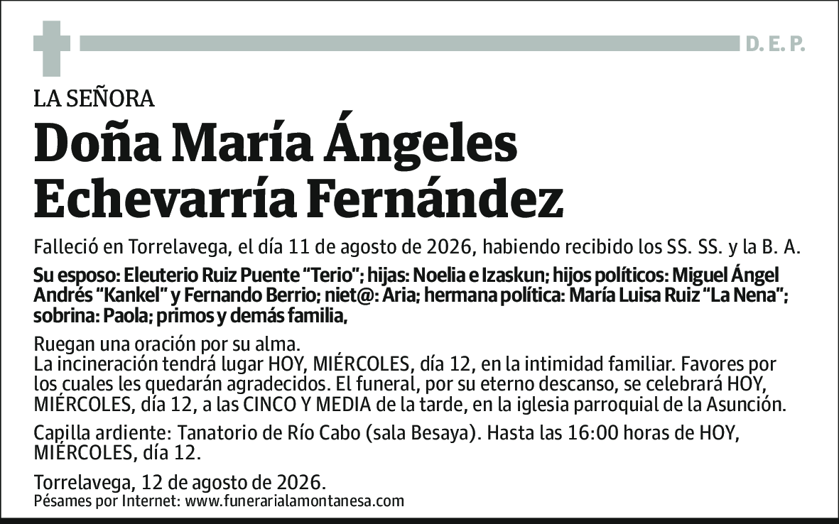 María Ángela Echevarría Fernández