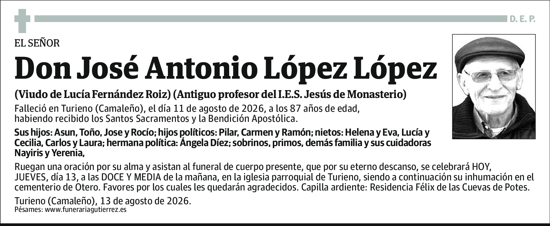 José Antonio López López
