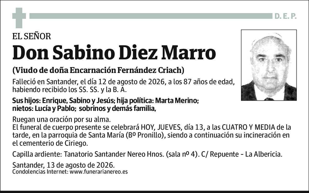 Sabino Diez Marro
