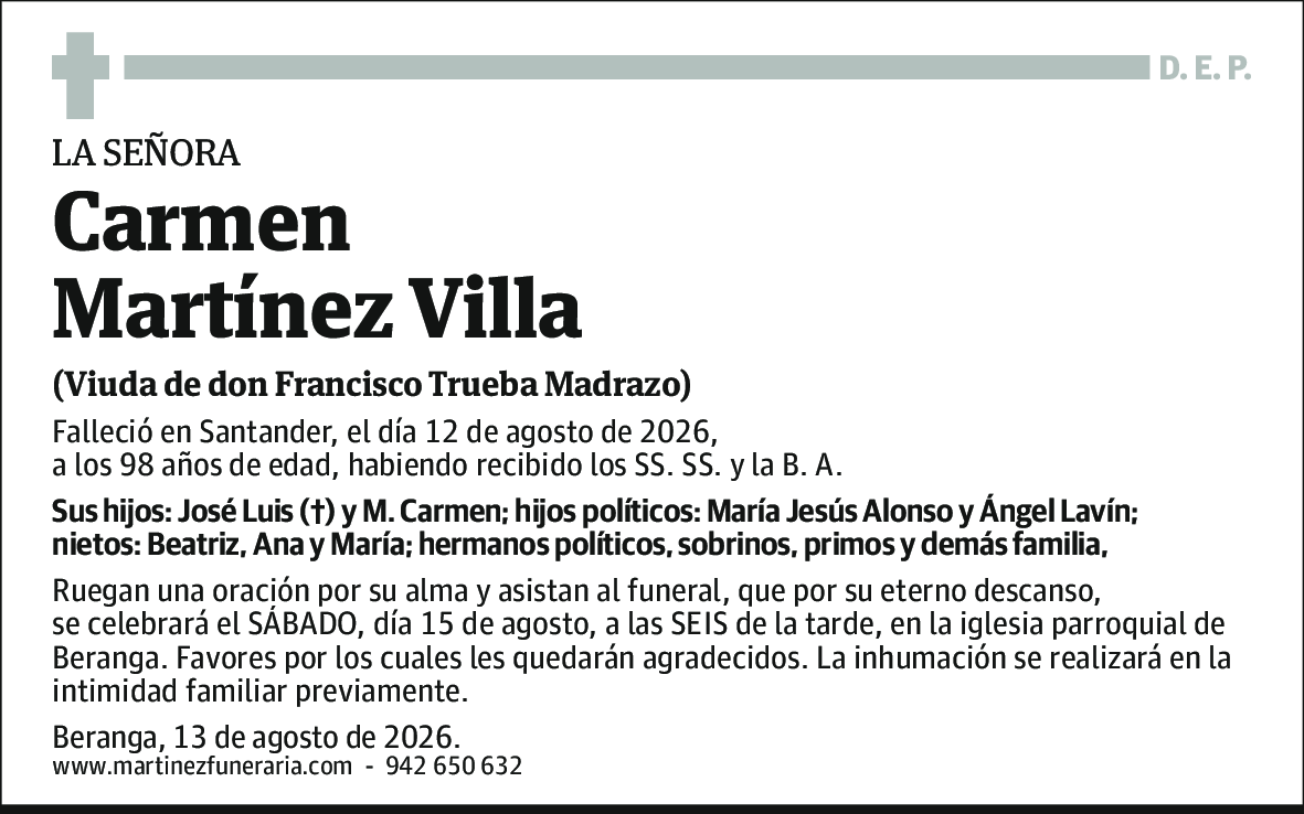 Carmen Martínez Villa