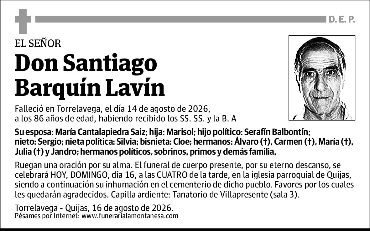 Santiago Barquín Lavín