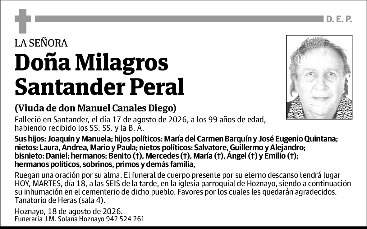 Milagros Santander Peral
