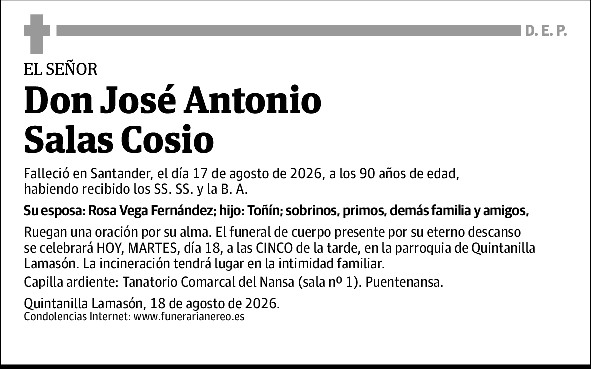 José Antonio Salas Cosio