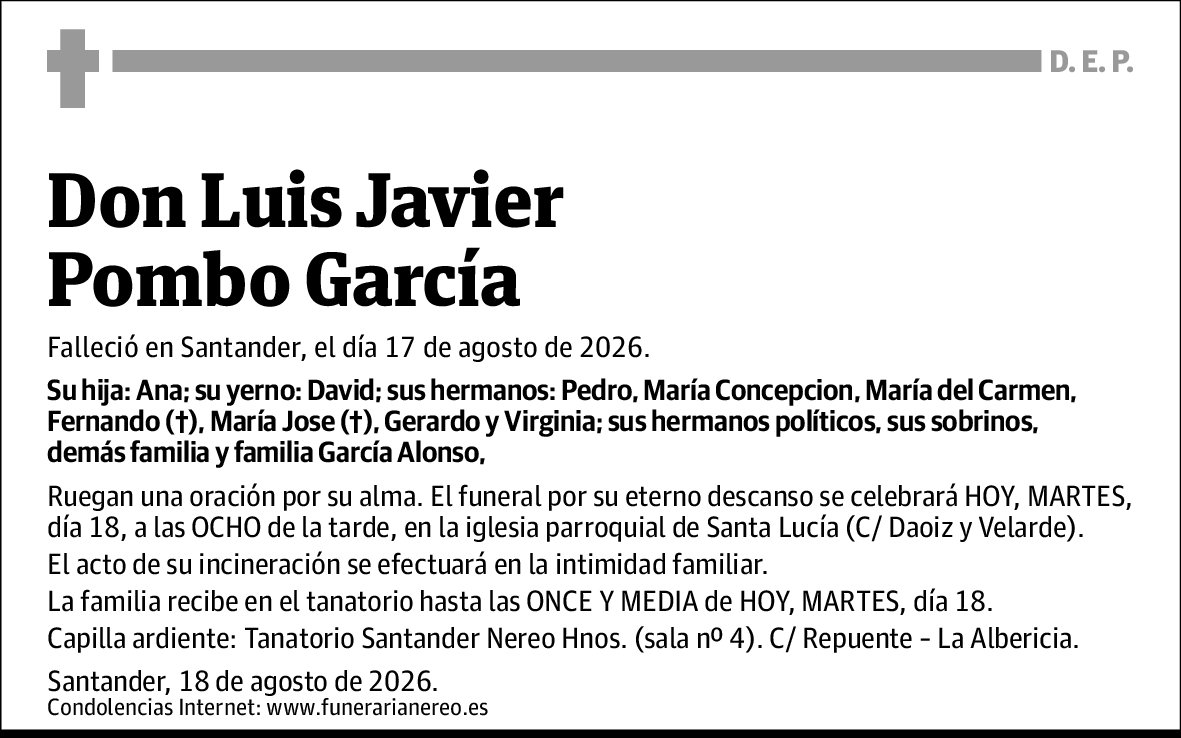 Luis Javier Pombo García