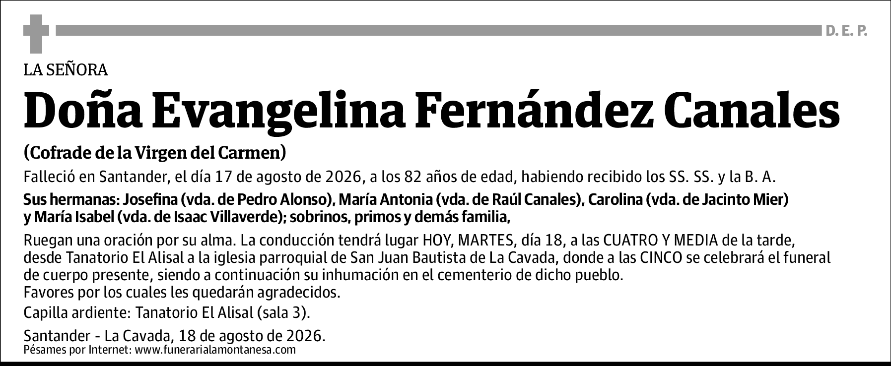 Evangelina Fernández Canales