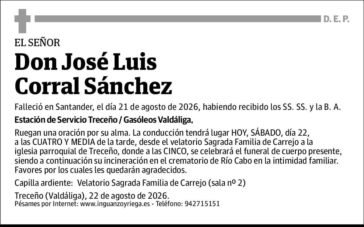 José Luis Corral Sánchez