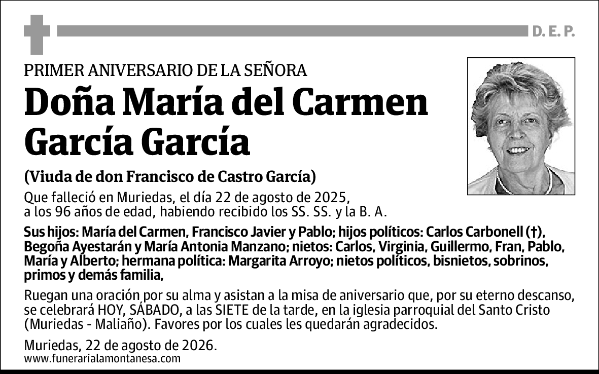 María del Carmen García García