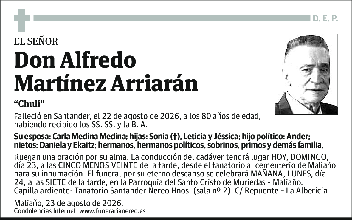 Alfredo Martínez Arriarán
