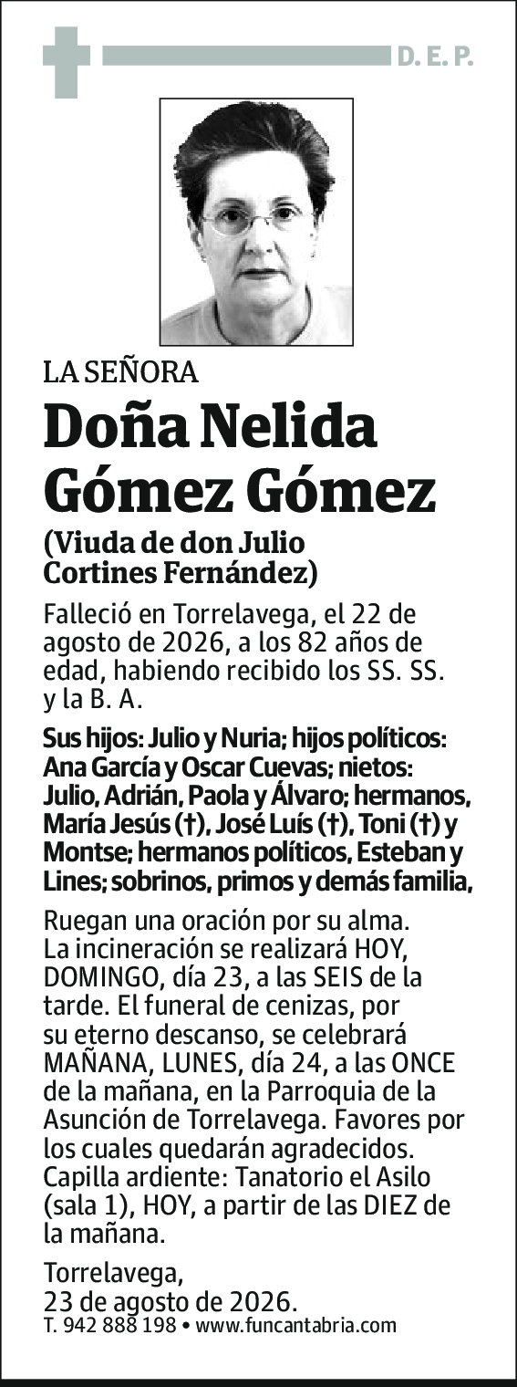 Nelida Gómez Gómez